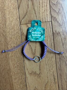 Ron Jon Surf Shop Lavender Braided Bracelet